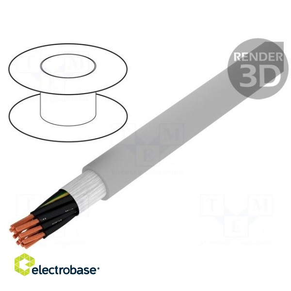Wire: control cable | ÖLFLEX® FD CLASSIC 810 | 12G1.5mm2 | PVC | grey