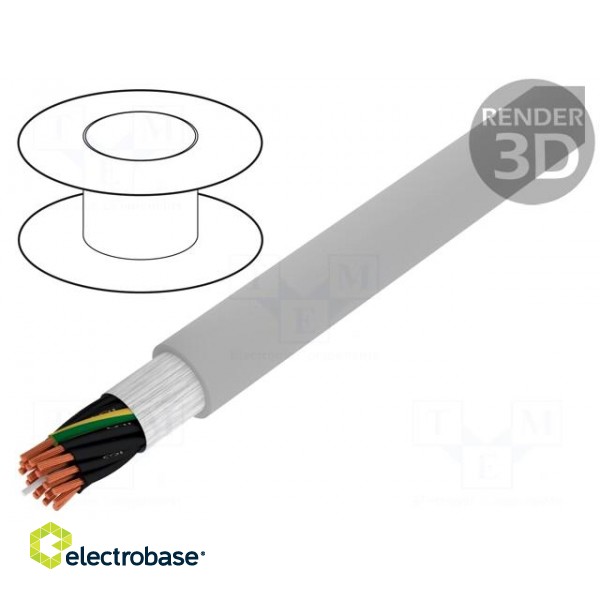Wire: control cable | ÖLFLEX® FD CLASSIC 810 | 18G1mm2 | PVC | grey