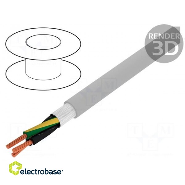 Wire: control cable | ÖLFLEX® FD CLASSIC 810 | 3G1.5mm2 | PVC | grey