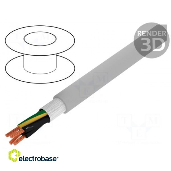 Wire: control cable | ÖLFLEX® FD CLASSIC 810 | 4G1,5mm2 | PVC | grey