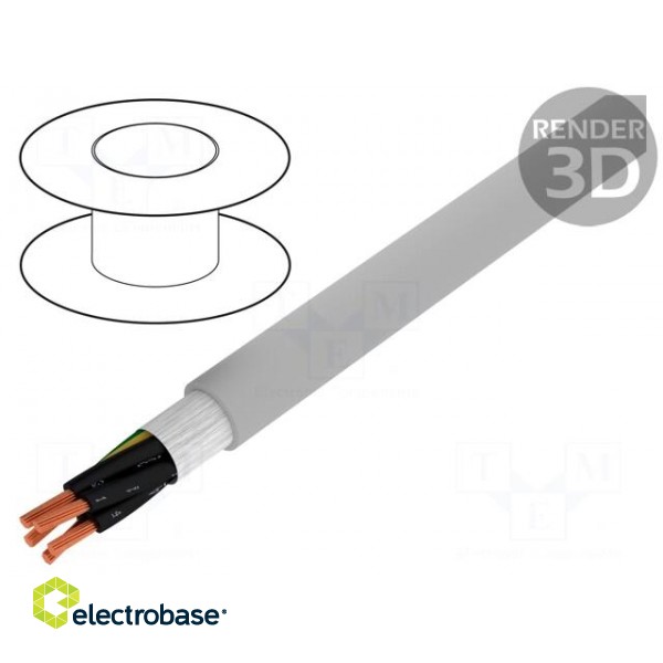 Wire: control cable | ÖLFLEX® FD CLASSIC 810 | 5G0.5mm2 | PVC | grey