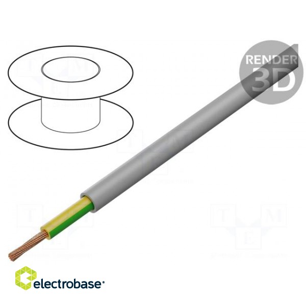 Wire: control cable | ÖLFLEX® FD CLASSIC 810 P | 1G10mm2 | PUR | grey