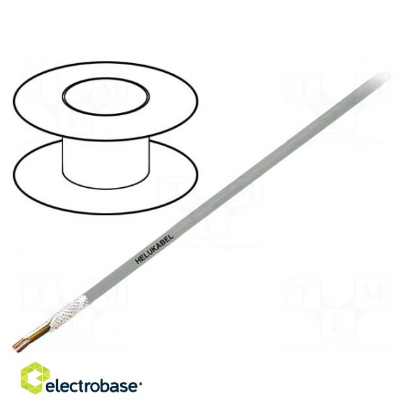 Wire: control cable | SUPERTRONIC®-PURO | 2x0,14mm2 | PUR | grey | Cu