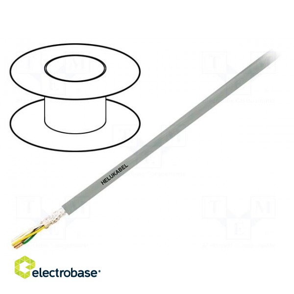 Wire: control cable | SUPERTRONIC®-PVC | 25x0,25mm2 | PVC | grey | Cu