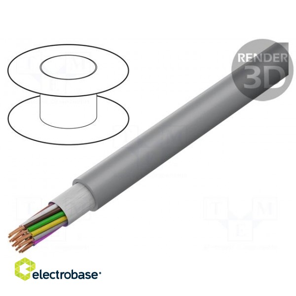 Wire: control cable | SUPERTRONIC® 310-PVC | 18x0.14mm2 | PVC | grey