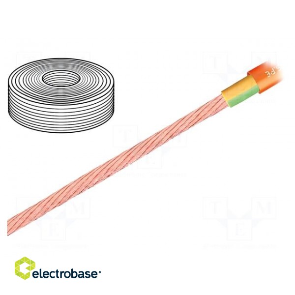 Wire: motor | chainflex® CF885 | 1G25mm2 | PVC | orange | stranded | Cu