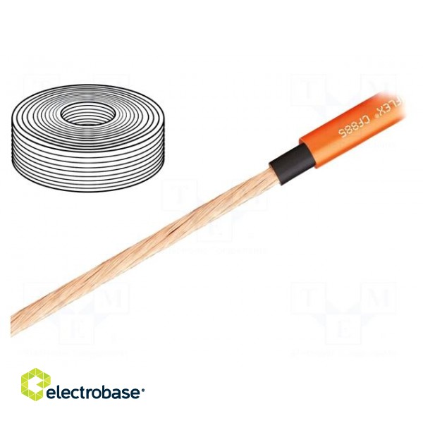 Wire: motor | chainflex® CF885 | 4G2.5mm2 | PVC | orange | stranded | Cu image 2