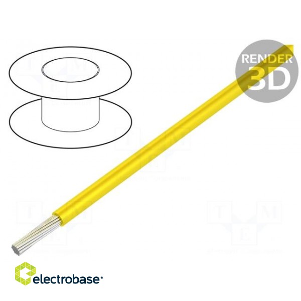 Wire | ÖLFLEX® HEAT 180 SiF | stranded | Cu | 0.25mm2 | silicone | 100m