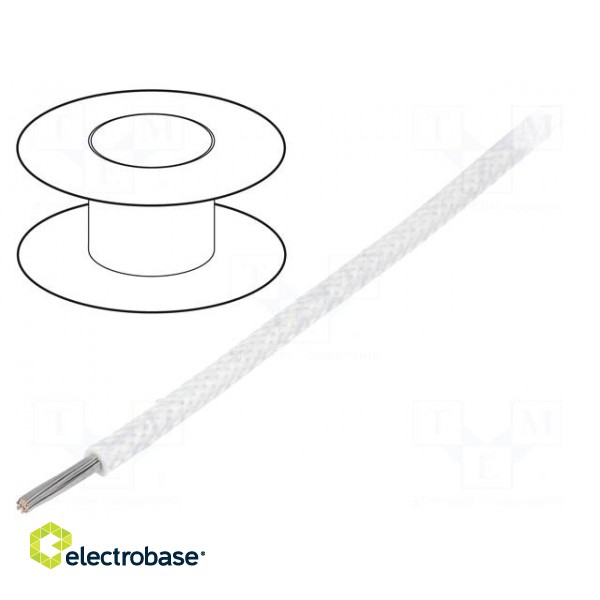 Wire | ÖLFLEX® HEAT 180 SiF/GL | stranded | Cu | 4mm2 | silicone | white