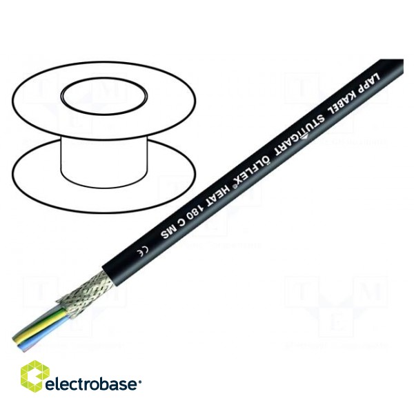 Wire | ÖLFLEX® HEAT 180 C MS | Cu | stranded | 3G0,5mm2 | silicone