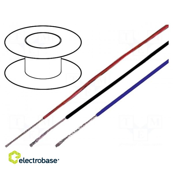 Wire | ÖLFLEX® HEAT 205 SC | stranded | Cu | 1x0,5mm2 | FEP | black