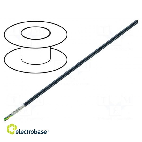 Wire | ÖLFLEX® HEAT 260 C MC | 3G1.5mm2 | stranded | Cu | PTFE | black
