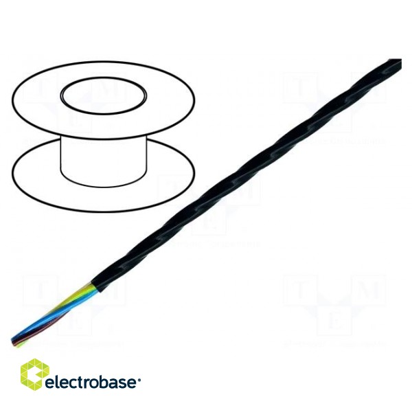 Wire | ÖLFLEX® HEAT 205 MC | stranded | Cu | 2x0,25mm2 | FEP | black
