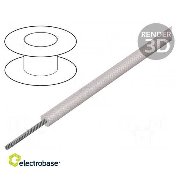 Wire | ÖLFLEX® HEAT 650 SC | 1x1.5mm2 | stranded | nickel | fiberglass