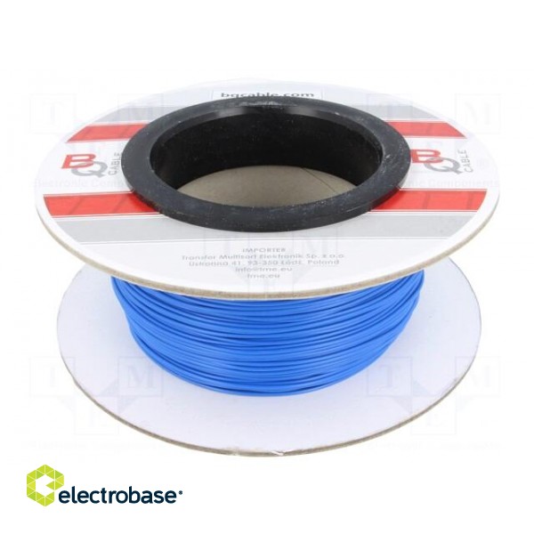 Wire | FLRYW-B | 1x0.35mm2 | stranded | Cu | PVC | blue | 60V | 100m | Class: 5 image 2