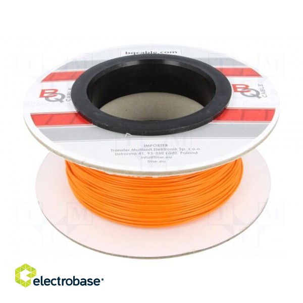 Wire | FLRYW-B | stranded | Cu | 0.35mm2 | PVC | orange | 60V | 100m | Class: 5 фото 2
