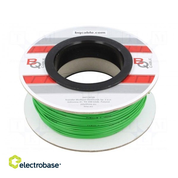 Wire | FLRYW-B | stranded | Cu | 0.75mm2 | PVC | green | 60V | 100m | Class: 5 image 2