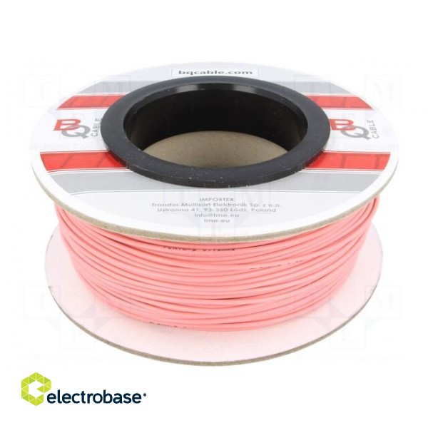 Wire | FLRYW-B | stranded | Cu | 0.75mm2 | PVC | pink | 60V | 100m | Class: 5 image 2