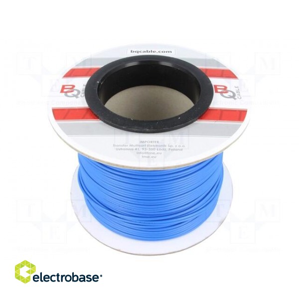 Wire | FLRYW-B | stranded | Cu | 1.5mm2 | PVC | blue | 60V | 100m | Class: 5 image 2