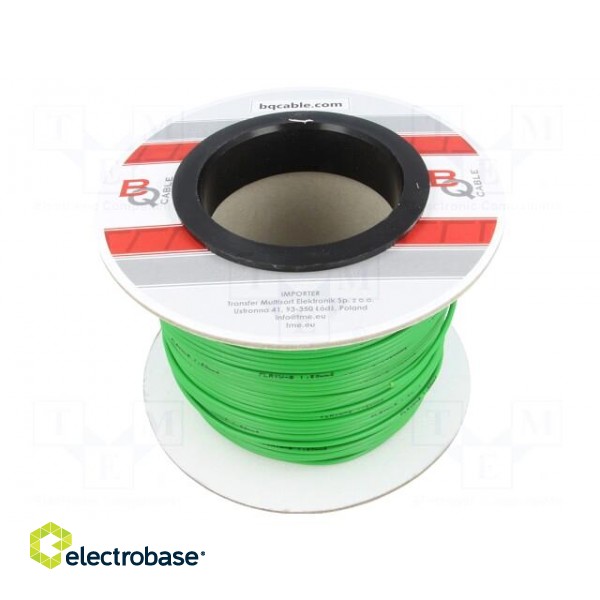 Wire | FLRYW-B | stranded | Cu | 1.5mm2 | PVC | green | 60V | 100m | Class: 5 image 2