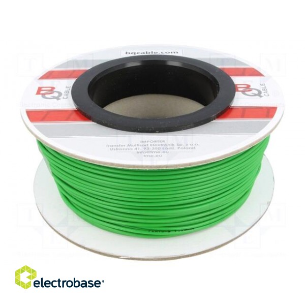 Wire | FLRYW-B | stranded | Cu | 1mm2 | PVC | green | 60V | 100m | Class: 5 image 2