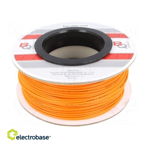 Wire | FLRYW-B | 1x1mm2 | stranded | Cu | PVC | orange | 60V | 100m | Class: 5 image 2