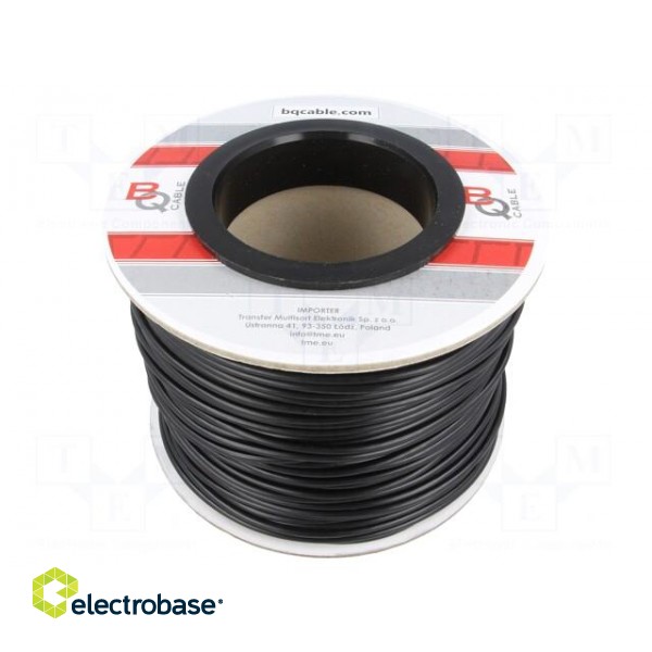 Wire | FLRYW-B | stranded | Cu | 2.5mm2 | PVC | black | 60V | 100m | Class: 5 image 2