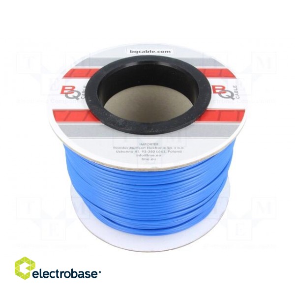 Wire | FLRYW-B | stranded | Cu | 2.5mm2 | PVC | blue | 60V | 100m | Class: 5 image 2