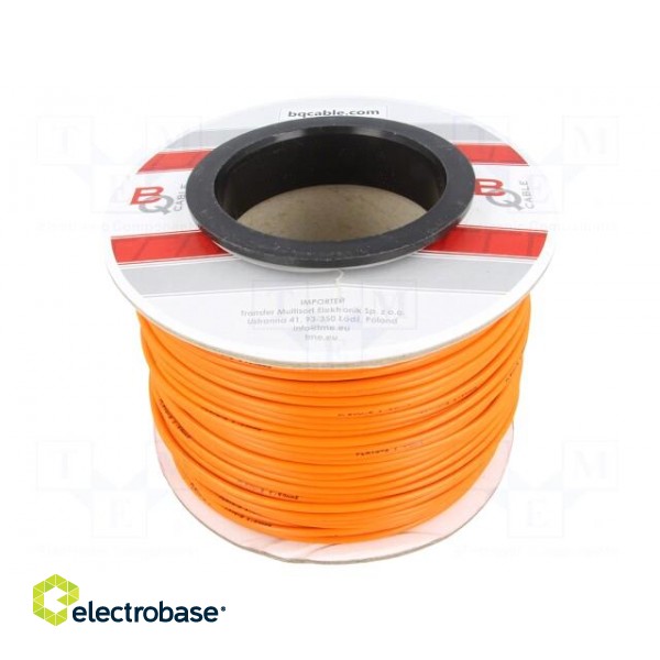 Wire | FLRYW-B | stranded | Cu | 2.5mm2 | PVC | orange | 60V | 100m | Class: 5 paveikslėlis 2