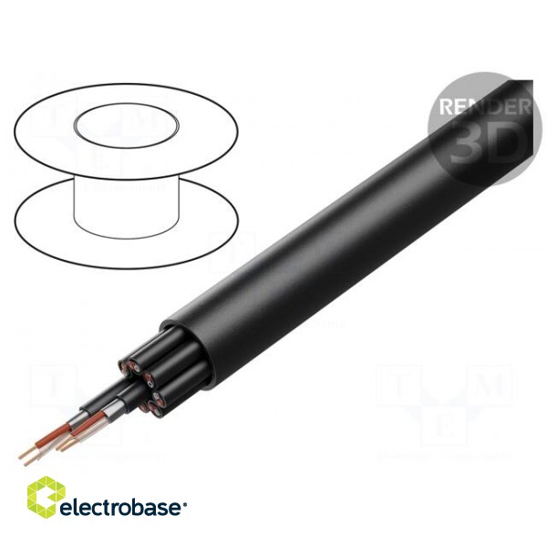 Wire: loudspeaker cable | BiTsound® | 2x2x0.21mm2 | stranded | Cu