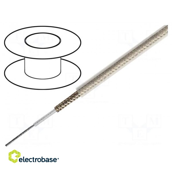 Wire: microphone cable | 1x0,5mm2 | transparent | OFC,tinned | PVC