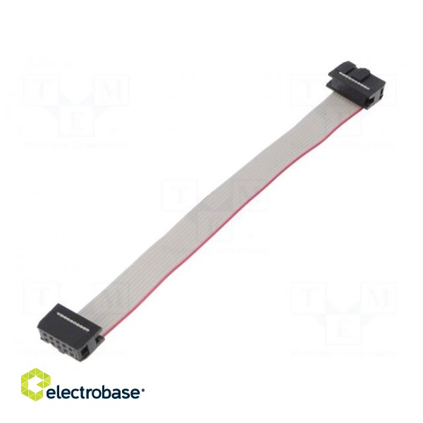 Ribbon cable with IDC connectors | 10x28AWG | Cable ph: 1.27mm
