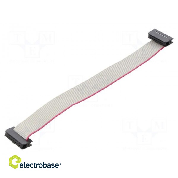 Ribbon cable with IDC connectors | Cable ph: 1mm | 0.15m | 14x28AWG