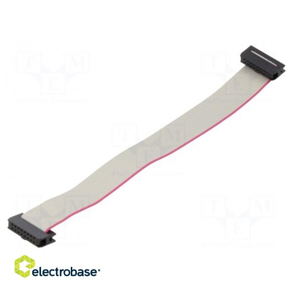 Ribbon cable with IDC connectors | Cable ph: 1mm | 0.15m | 16x28AWG