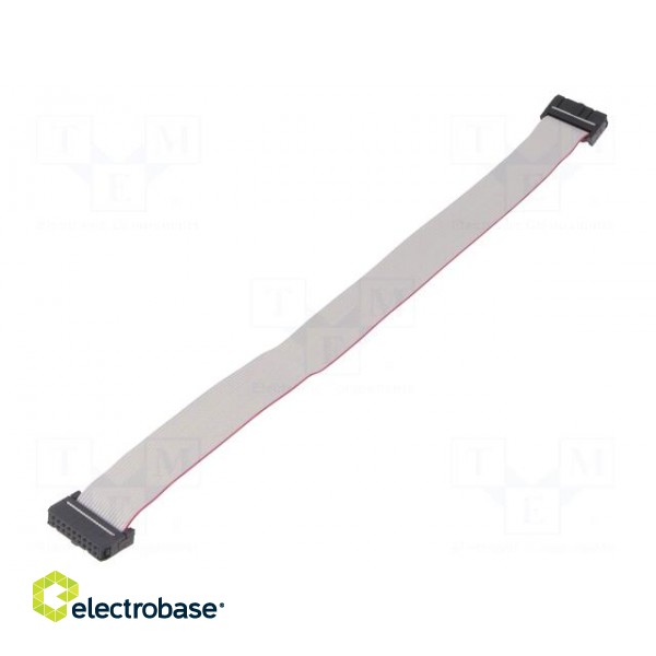 Ribbon cable with IDC connectors | 18x28AWG | Cable ph: 1.27mm