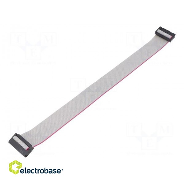 Ribbon cable with IDC connectors | Cable ph: 1.27mm | 0.6m