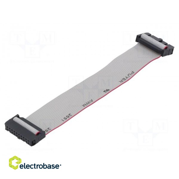 Ribbon cable with IDC connectors | 20x28AWG | Cable ph: 1.27mm
