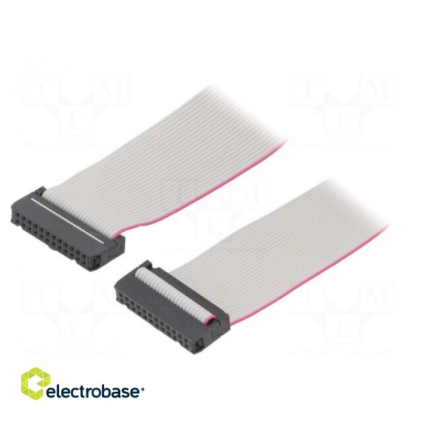 Ribbon cable with IDC connectors | Cable ph: 1.27mm | 0.3m