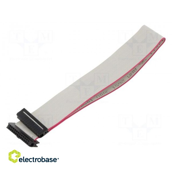 Ribbon cable with IDC connectors | Cable ph: 1mm | 0.3m | 24x28AWG