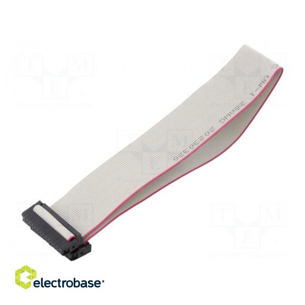 Ribbon cable with IDC connectors | Cable ph: 1mm | 0.3m | 26x28AWG