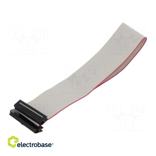 Ribbon cable with IDC connectors | Cable ph: 1mm | 0.3m | 30x28AWG