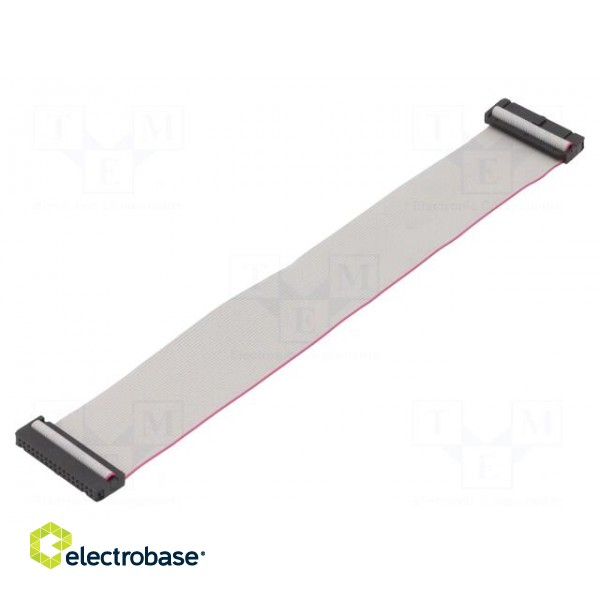 Ribbon cable with IDC connectors | Cable ph: 1.27mm | 0.6m