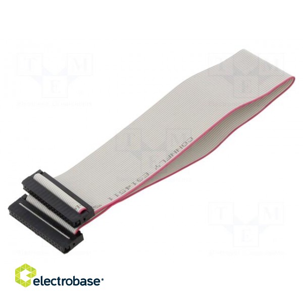Ribbon cable with IDC connectors | Cable ph: 1mm | 0.3m | 34x28AWG
