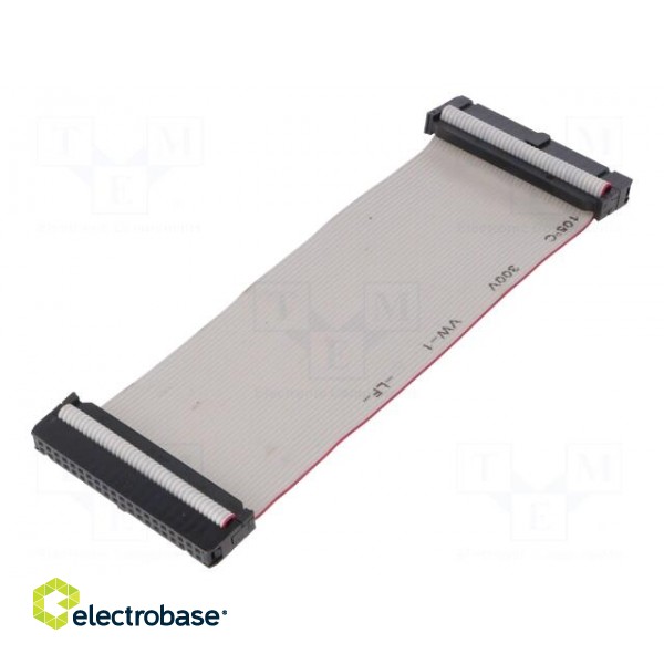 Ribbon cable with IDC connectors | 40x28AWG | Cable ph: 1.27mm