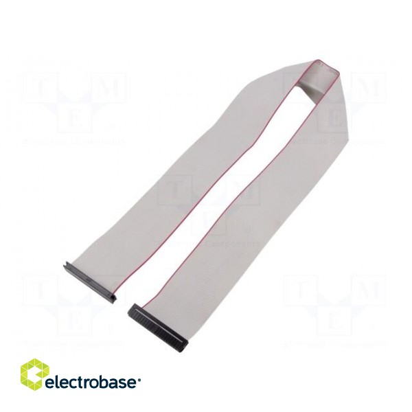 Ribbon cable with IDC connectors | Cable ph: 1mm | 0.6m | 40x28AWG
