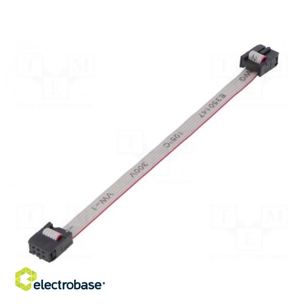 Ribbon cable with IDC connectors | Cable ph: 1.27mm | 0.6m