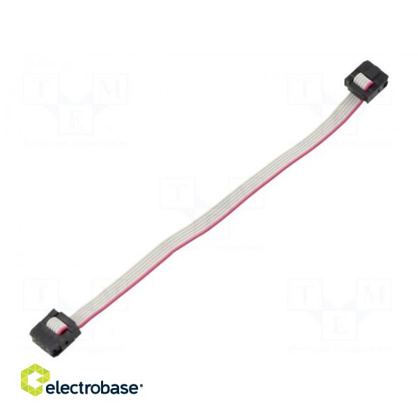 Ribbon cable with IDC connectors | Cable ph: 1mm | 0.15m | 6x28AWG