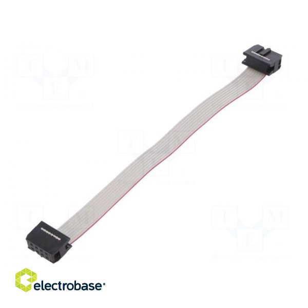 Ribbon cable with IDC connectors | 8x28AWG | Cable ph: 1.27mm