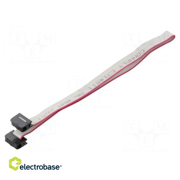 Ribbon cable with IDC connectors | Cable ph: 1mm | 0.3m | 8x28AWG