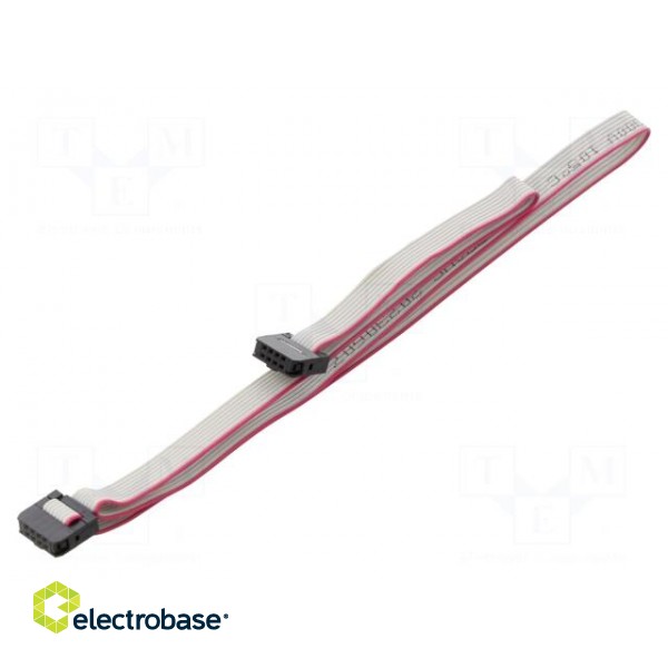 Ribbon cable with IDC connectors | Cable ph: 1mm | 0.6m | 8x28AWG